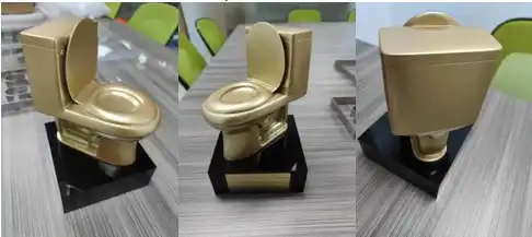 3D Printing of Custom Trophy – “Toilet Trophy”