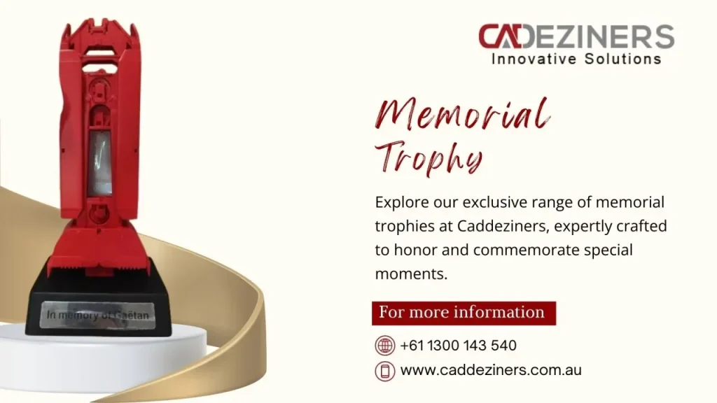 Custom Memorial Trophy with Caddeziners