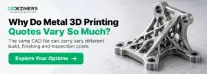 Metal 3D printing price Australia